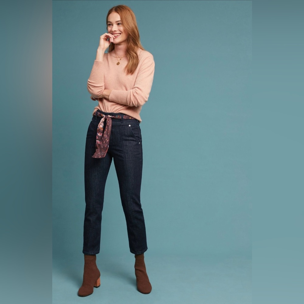 Pilcro High-Rise Slim Straight Jeans, size 27